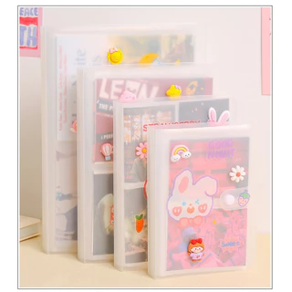 Album Ảnh Trong Suốt Chất Liệu PP 80/84/160/240 3inch 6inch Nhiều Ngăn Tập Sách Thẻ Mờ