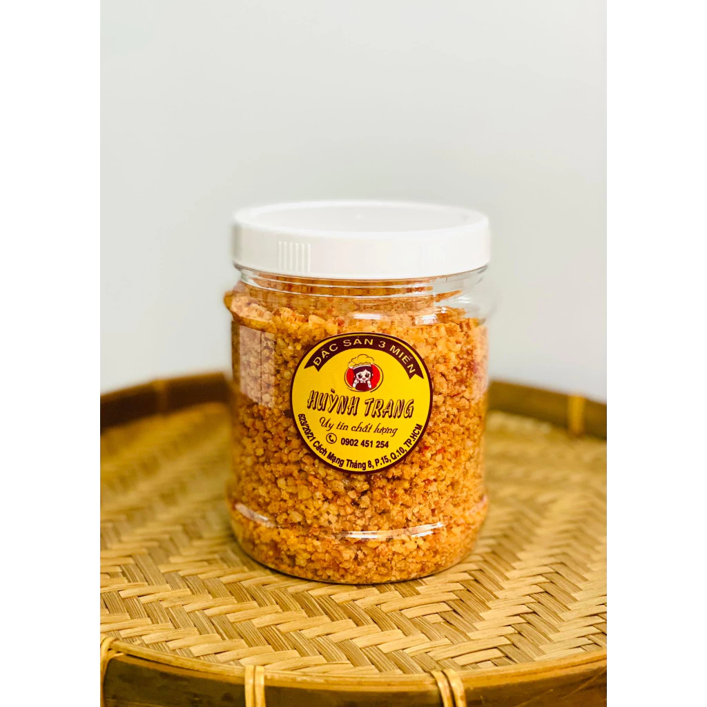 Q10 - Hủ 500g Muối Ớt Hạt rang tay Tây Ninh Loại Ngon Cay ăn chay được