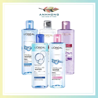 Nước Tẩy Trang Cho Mọi Loại Da L'Oreal Paris 3in1 Micellar Water 95ml / 400ml