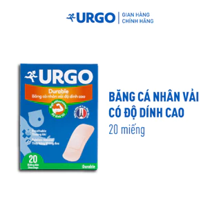 Băng cá nhân vải Urgo Durable (Hộp 20 miếng)