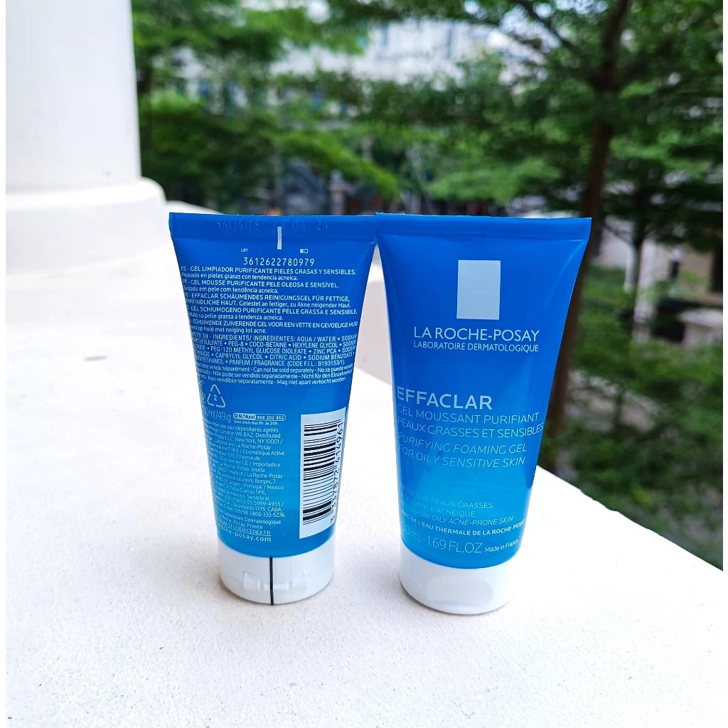 Sữa rửa mặt La Roche Posay cho da dầu, da mụn Effaclar Purifying Foaming Gel 50ml và 400ml