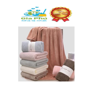 Khăn tắm xuất Hàn Quốc  cao cấp, size lớn 70x140cm - Siêu mềm mịn, siêu bền (giao màu ngẫu nhiên)