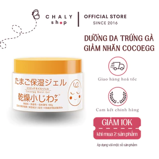 Gel dưỡng chiết xuất màng vỏ trứng gà cấp ẩm chống lão hóa Cocoegg Wrinkle Moist Gel 180g Nhật