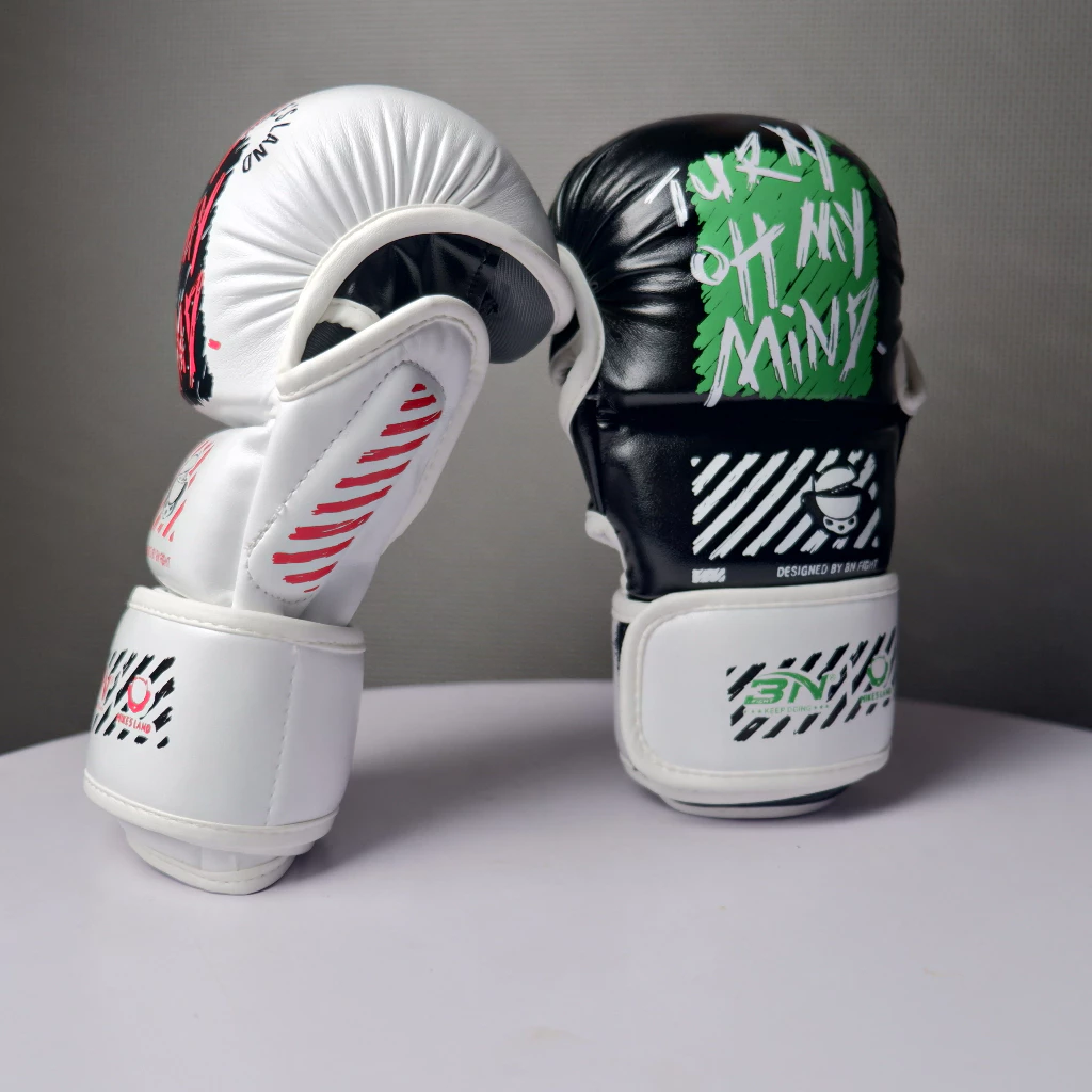 Găng Tay Hở Ngón Tập Boxing MMA