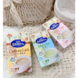 Sữa bầu Morinaga Nhật Bản vị Matcha, Trà sữa, Cafe cung cấp dinh dưỡng cho mẹ bầu 12 gói x 18g Date mới