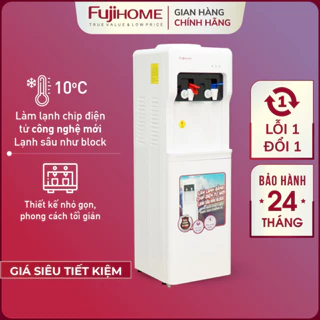 Cây nước nóng lạnh Nhập Khẩu Nhật Bản Fujihome WD5320E tiết kiệm điện, bình tủ máy nước nóng lạnh mini dispenser water