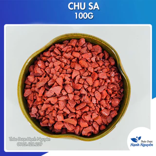 Đá chu sa sịn 100g (Trấn trạch, tẩy uế, làm mực) - Thảo Dược Hạnh Nguyên