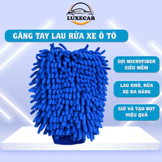 Găng tay 2 mặt lau khô hoặc rửa xe ô tô,xe máy