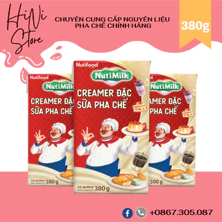 Sữa đặc Nuti - Hộp Creamer Đặc Pha Chế NutiMilk - Hộp 380G