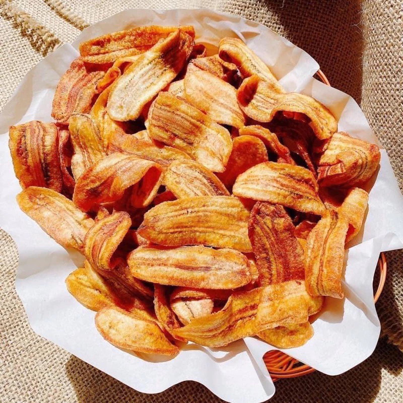 Chuối Sấy Mộc Tự Nhiên – Chuối Sấy Không Đường Không Dầu, Ăn Vặt Healthy Eat Clean
