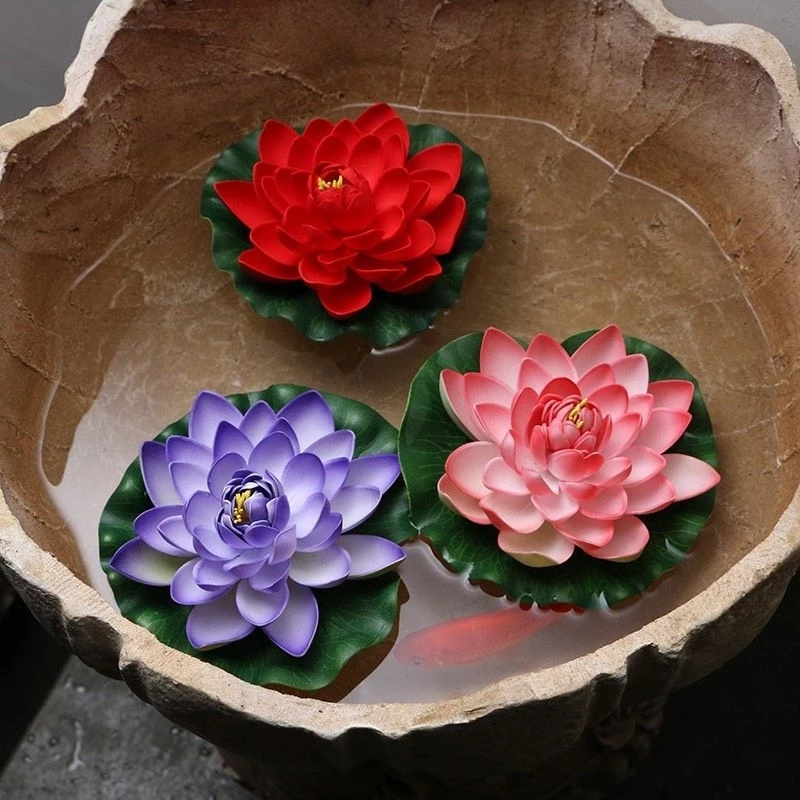 Hoa Sen thả nổi trang trí phong thủy