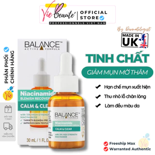 BALANCE Serum Niacinamide 15% Ngừa Mụn Mờ Thâm - Skincare Niacinamide Blemish Recovery Serum 30ml