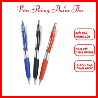 Set 5 Bút Bi Thiên Long TL-047 0.7mm - Màu Xanh/Đỏ/Đen 🌺 Văn Phòng Phẩm Thu