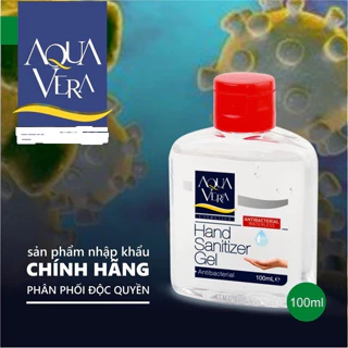 Gel rửa tay khô kháng khuẩn không dùng nước AquaVera chai 100ML