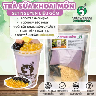 SET TRÀ SỮA TỰ PHA HƯƠNG VỊ KHOAI MÔN (250gr, 7-8 LY)