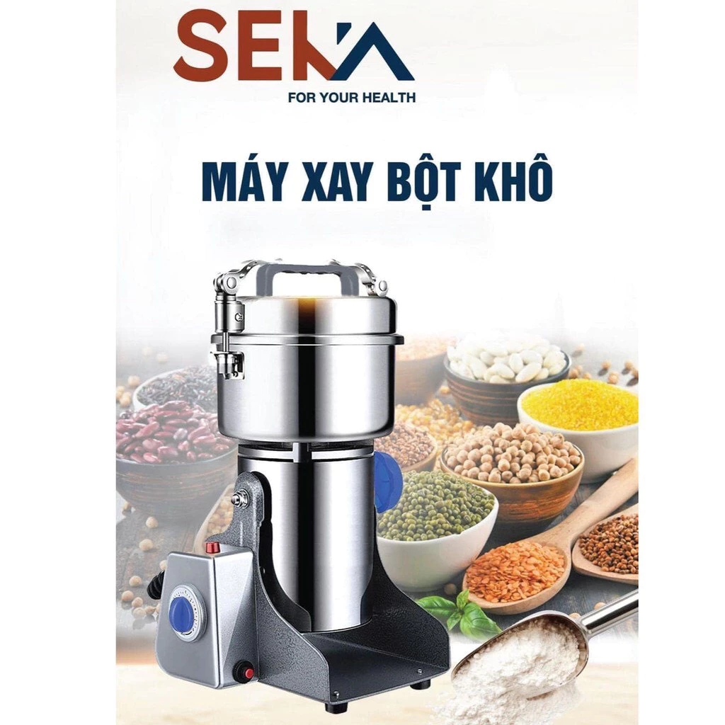 Máy Xay Bột Khô Đa Năng 800y - Hàng Chính Hãng SEKA bảo hành 1 năm