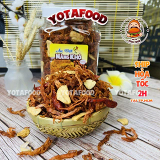 Khô Heo Cháy Tỏi 500gr ( Thơm ngon – đậm vị ) đồ ăn vặt từ Yotafood