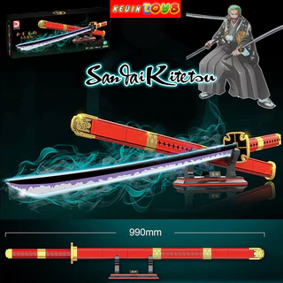 Đồ Chơi Lắp Ráp Kiểu Lego Mô Hình Kiếm Katana Sandai Kitetsu Của Zoro Trong One Piece Đảo Hải Tặc No.DK1508 Với 790+PCS