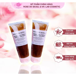 Sữa tắm Rose de seoul 200g hạn 2026 muối tắm tẩy da chết sạch sâu