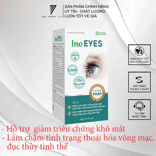 Viên uống InoEyes Ích Nhân, hỗ trợ cải thiện thị lực, khô mắt,chậm hóa trình lão hóa,đục thủy tinh thể- hộp 1 lọ 40 viên