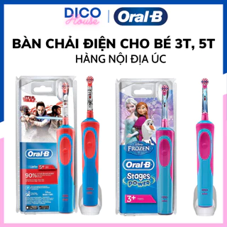 Bàn Chải Điện Oral-B Stages Power Cho Bé Gái, Bé Trai 5 tuổi