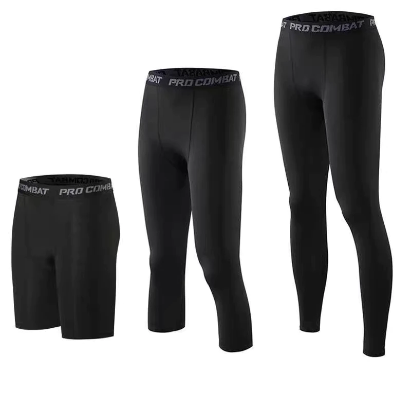 Quần Pro Compat giữ nhiệt - Quần legging Nam dáng lửng - quần bó sát , quần tập gym cho Nam