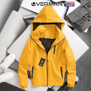 Áo khoác gió nam nữ vải gió cao cấp phủ Nano unisex chống nước ngăn tia UV AG01 - Overman