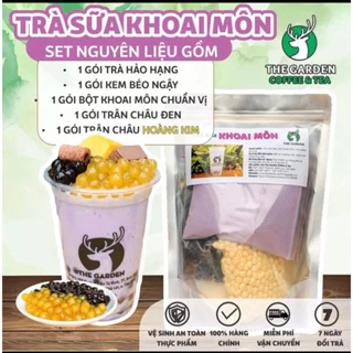 SET TRÀ SỮA TỰ PHA HƯƠNG VỊ KHOAI MÔN (250 GRAM, 7-8 LY)