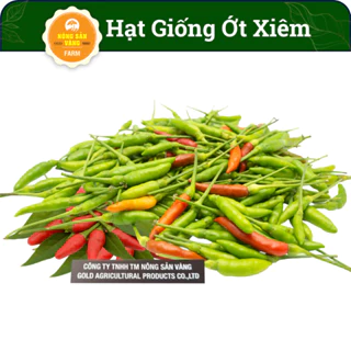 Hạt giống Ớt Xiêm Rừng Tỉ Lệ Nảy Mầm Cao, Sinh Trưởng Và Phát Triển Khỏe, Năng Suất Tốt (Gói 30 Hạt) - Nông Sản Vàng