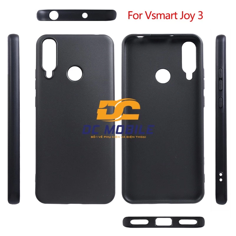 Vsmart  Joy 3 - Ốp dẻo đen TPU Vsmart Joy 3