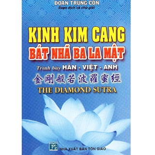 Sách - Kinh Kim Cang Bát Nhã Ba La Mật ( Trình Bày Hán - Việt - Anh )