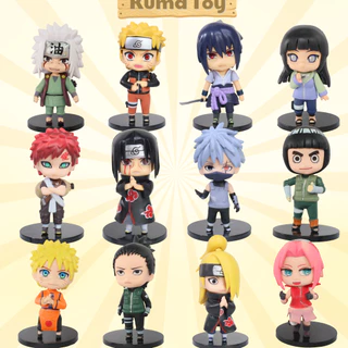 🔥HOT🔥Bộ mô hình 16 nhân vật Naruto, Sasuke, Itachi, Kakashi, Sakura, Hinata, Tsunade... figure anime chibi siêu đẹp