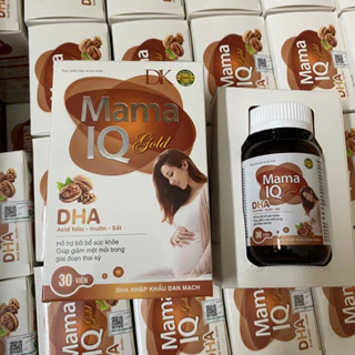 viên uống vitamin tổng hợp cho bà bầu MAMA IQ GOLD bổ sung DHA ,Acid Folic cho phụ nữ mang thai