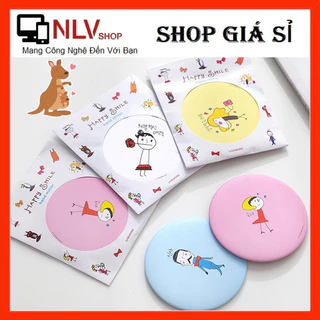 Gương mini Tròn Cầm Tay Phong Cách Hàn quốc Nhỏ gọn, Dễ Dàng Mang Theo Bên Mình, Phụ Kiện Đắc Lực Giúp Nàng Luôn xinh