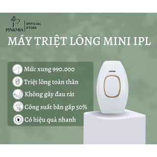 (Chính Hãng) Máy Triệt Lông Mini IPL Vĩnh Viễn Tại Nhà - Tặng Kèm Gel, Kính, Dao Cạo