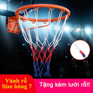 Vành Rổ Bóng Rổ - Size 7 (42cm) - Tặng kèm lưới rổ SIEU HOT