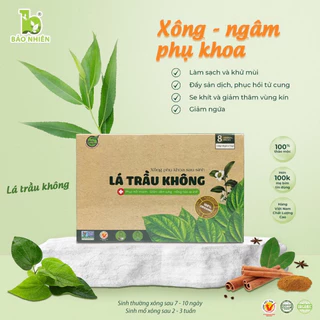 Lá trầu không Bảo Nhiên Xông ngâm phụ khoa - phục hồi vùng kín / Hộp 8 gói BN