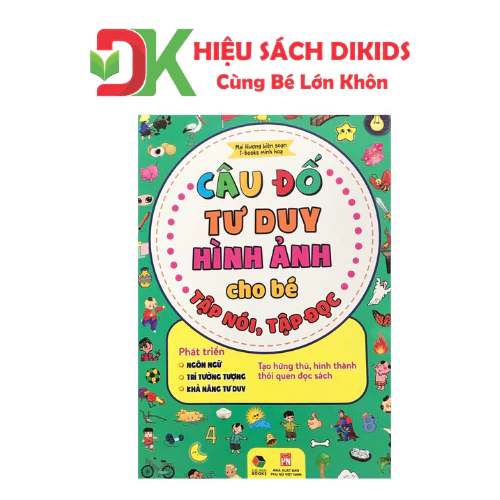 Sách - Câu Đố tư duy hình ảnh cho bé tập nói, tập đọc Đại Mai Books