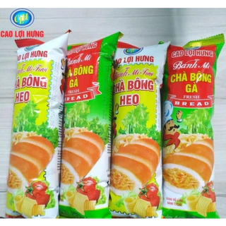 Comco 10 cái Bánh Mì tươi Cao Lợi Hưng Vị chà bông Heo KLT 52-70g/Bánh