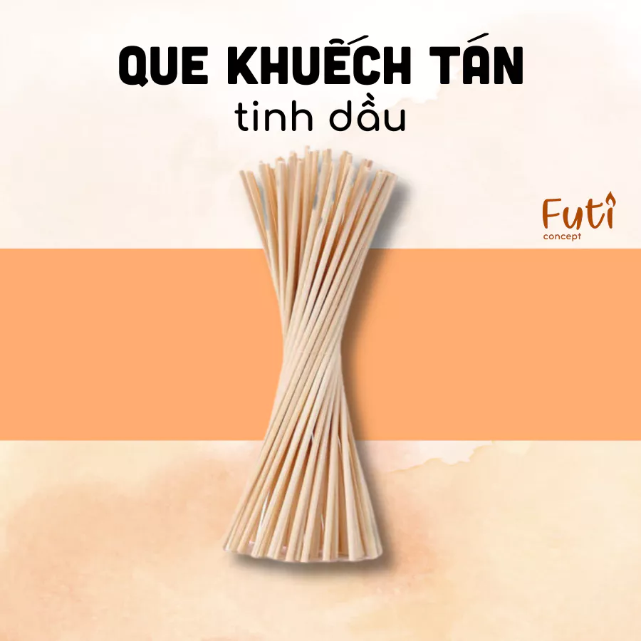 Que Khuếch Tán Tinh Dầu Làm Thơm Phòng, Que Mây Tự Nhiên Giúp Khử Mùi Tỏa Hương Xa