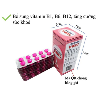 TRIVITAMIN Bổ sung vitamin b1+b6+b12 tăng cường sức khoẻ cho cơ thể