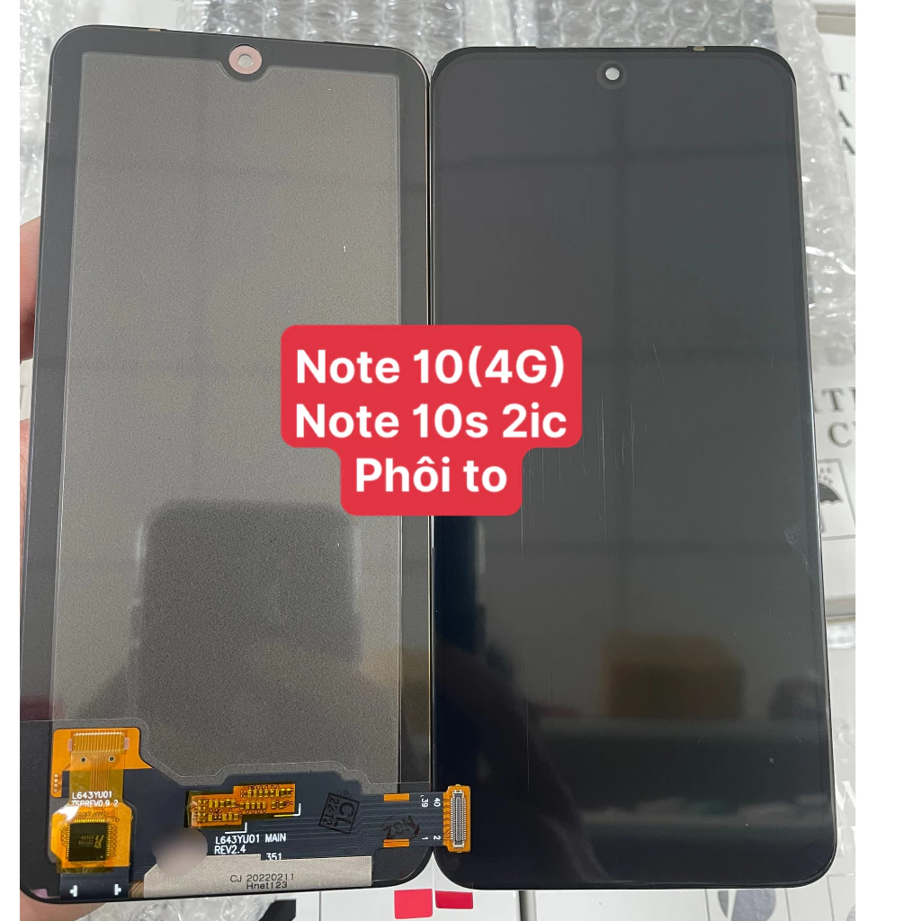 Màn Hình Xiaomi Redmi Note 10 4g / Note 10s Oled Phôi To Như Zin/Hiển Thị Sắc Nét