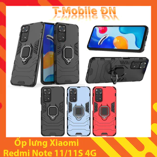 Ốp lưng Xiaomi Redmi Note 11 11s 4G iRON MAN IRING Nhựa PC cứng viền dẻo chống sốc