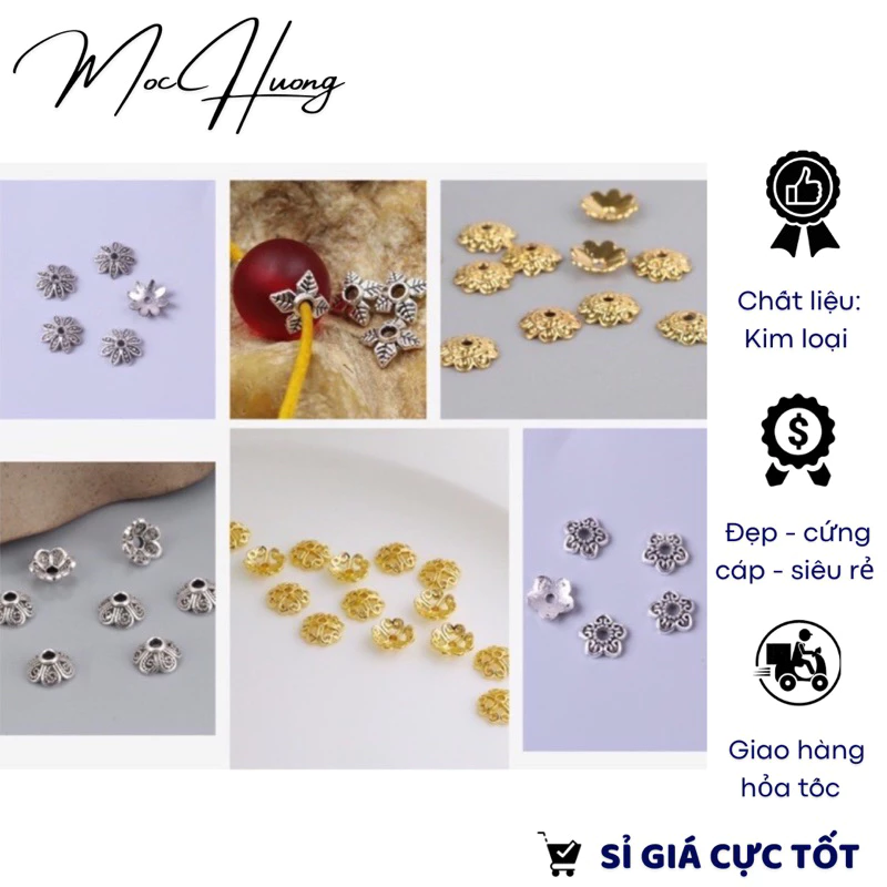 Set 20 cặp charm ốp hoa - 30 mẫu chọn lựa - TL003 MOCHUONG JEWELRY