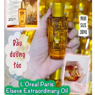 (30ml) Dầu dưỡng tóc chiết xuất tinh dầu hoa tự nhiên (Loreal) L'Oreal Paris Elseve Extraordinary Oil