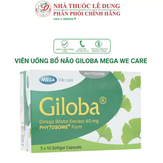 Viên Bổ Não GINKO GILOBA Hộp 30 viên