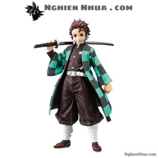 Mô hình Kimetsu No Yaiba figure Demon Slayer Kamado Tanjirou cao 16 cm- figure thanh gươm diệt quỷ