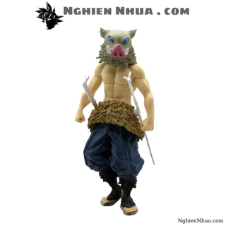 Mô hình Kimetsu No Yaiba figure Demon Slayer Hashibira Inosuke cao 16 cm - figure thanh gươm diệt quỷ