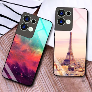 Ốp Lưng OPPO RENO 8 4G, RENO 8 5G, RENO 8Z 5G Lưng Kính Cường Lực Cao Cấp