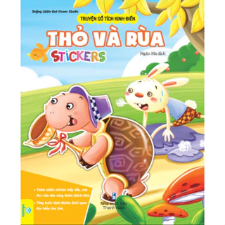 Sách - Truyện cổ tích kinh điển: Thỏ và Rùa stickers - ndbooks